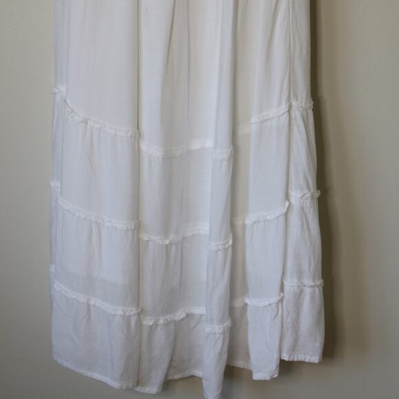 NWOT Hollister Midi White Boho Dress with Pockets XS - Picture 9 of 13